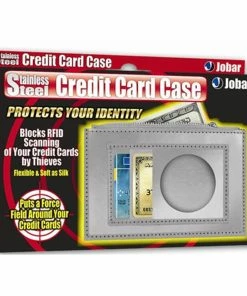 TVTimeDirect Stainless Steel Credit Card Case Clothing & Accessories