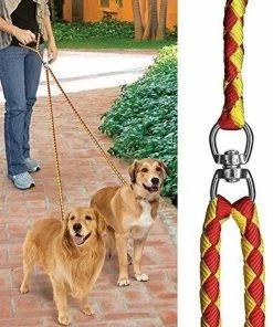 TVTimeDirect Pet Parade No-Tangle Dual Dog Leash Pets