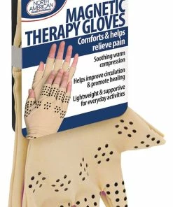 TVTimeDirect Magnetic Therapy Gloves-Tan-Regular