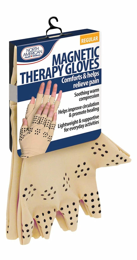 TVTimeDirect Magnetic Therapy Gloves-Tan-Regular 4 TVTimeDirect Magnetic Therapy Gloves-Tan-Regular