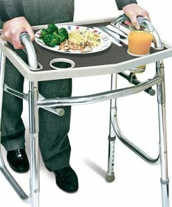 TVTimeDirect North American Health And Wellness- Walker Tray Non-Slip (Gray)