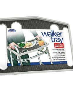 TVTimeDirect North American Health And Wellness- Walker Tray Non-Slip (Gray)