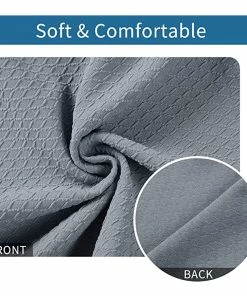 TVTimeDirect Stretchable Seat Covers- Set Of 2- Gray Houseware