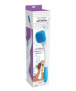 TVTimeDirect Long-Reach Silicone Bath Brush Health & Beauty