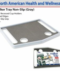 TVTimeDirect North American Health And Wellness- Walker Tray Non-Slip (Gray)