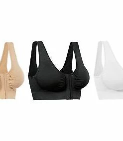 TVTimeDirect Miracle Bamboo Comfort Bra Deluxe -3XL (46-50)- Set Of 3