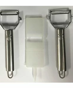 TVTimeDirect Pro Peeler 2 Pack With Bonus Slicing Board Peeling And Slicing Chip Strip Kitchen Tools 8 TVTimeDirect Pro Peeler 2 Pack With Bonus Slicing Board Peeling And Slicing Chip Strip Kitchen Tools