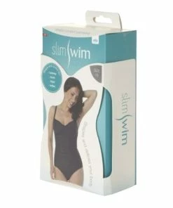 TVTimeDirect Belvia Shapewear SlimSwim Swimsuit (8-10, Cherry) S