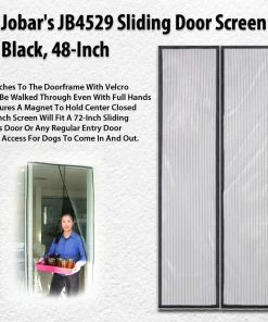 TVTimeDirect Jobar's JB4529 Sliding Door Screen, Black, 48-Inch