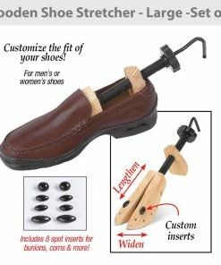 TVTimeDirect Wooden Shoe Stretcher - Large -Set Of 2