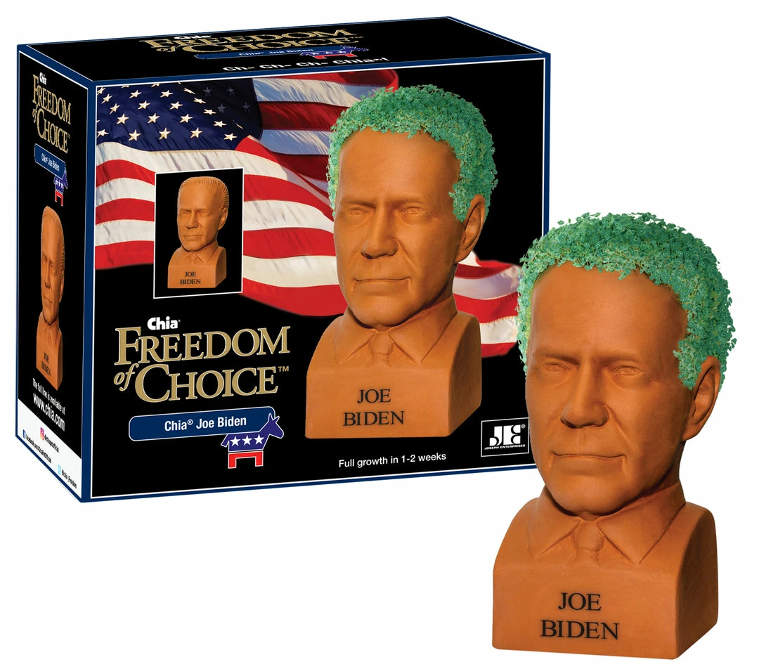 TVTimeDirect Chia Pets Chia Pet Planter - Freedom Of Choice Joe Biden 4 TVTimeDirect Chia Pets Chia Pet Planter - Freedom Of Choice Joe Biden