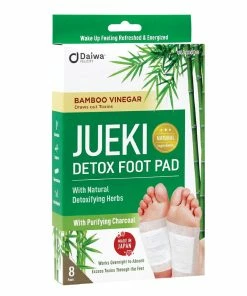 TVTimeDirect Health & Beauty Jueki Detox Foot Pad - Bamboo Vinegar - 8 Pads