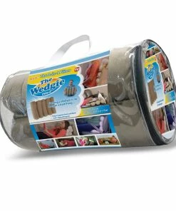 TVTimeDirect The Giant Wedgie, 8-in-1 Adjustable Sectional Back Pillow With Lumbar Tubes