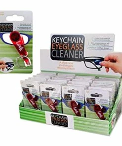 TVTimeDirect Keychain Eyeglass Cleaner Clothing & Accessories