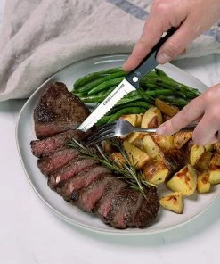 TVTimeDirect Houseware Ginsu Kiso- 6 Piece Steak Knife Set - Black 13 TVTimeDirect Houseware Ginsu Kiso- 6 Piece Steak Knife Set - Black