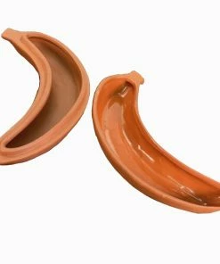 TVTimeDirect Kitchen Banana Baker Dessert Clay Baking Dish