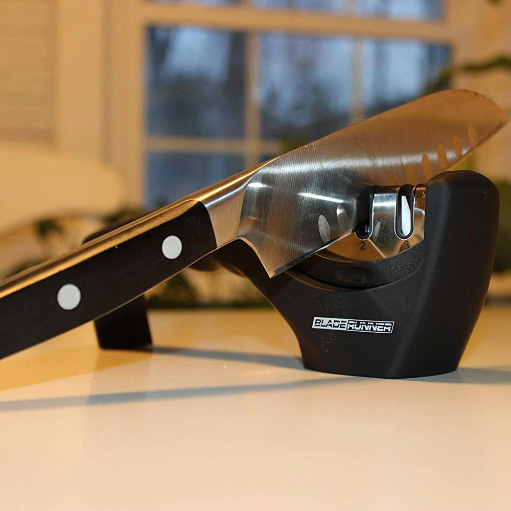 TVTimeDirect Bladerunner Kitchen Master With The Clean Cut Knife Sharpener Perfect "V-Edge" 5 TVTimeDirect Bladerunner Kitchen Master With The Clean Cut Knife Sharpener Perfect "V-Edge"