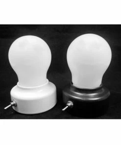 TVTimeDirect Outdoor & Garden Anywhere Instant Light Bulb Set - 2 Pack - Black And White
