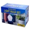 TVTimeDirect Outdoor & Garden Anywhere Instant Light Bulb Set - 2 Pack - Black And White