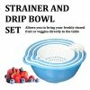 TVTimeDirect Strainer And Drip Bowl Set