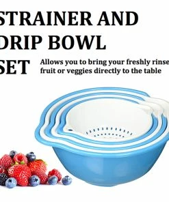 TVTimeDirect Strainer And Drip Bowl Set