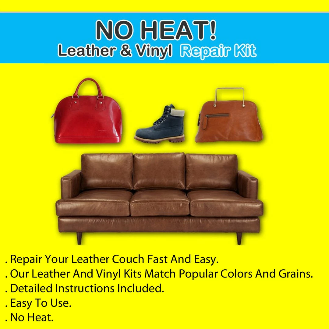 TVTimeDirect Leather Couch Repair Kit (No Heat) 3 TVTimeDirect Leather Couch Repair Kit (No Heat)