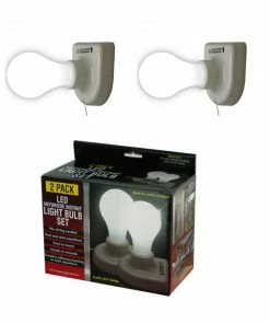 TVTimeDirect Outdoor & Garden LED Anywhere Instant Light Bulb Set