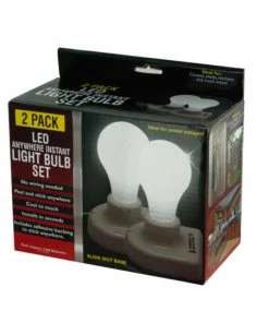 TVTimeDirect Outdoor & Garden LED Anywhere Instant Light Bulb Set