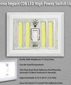 TVTimeDirect Precise Impact COB LED High Power Switch Light