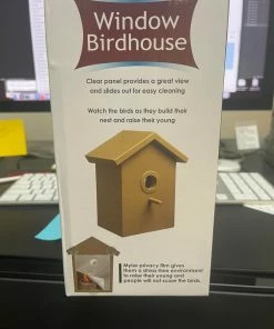 TVTimeDirect Window Birdhouse -See Through Spy One Way Mirrored Bird House 17 TVTimeDirect Window Birdhouse -See Through Spy One Way Mirrored Bird House