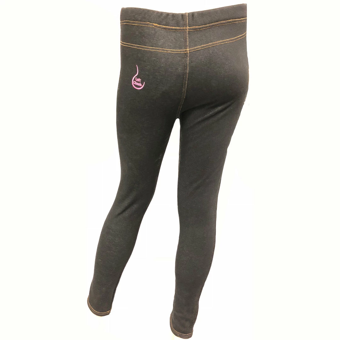 TVTimeDirect Clothing & Accessories Left Cheek Petite Jeggings- Black 3 TVTimeDirect Clothing & Accessories Left Cheek Petite Jeggings- Black