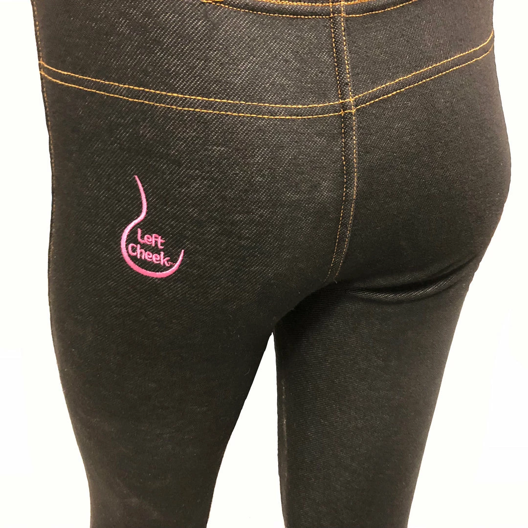 TVTimeDirect Clothing & Accessories Left Cheek Petite Jeggings- Black 5 TVTimeDirect Clothing & Accessories Left Cheek Petite Jeggings- Black