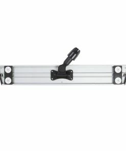TVTimeDirect 22" Trapezoid 1mm Gauge Aluminum Microfiber Heavy Duty Mop Frame Attach Pad Swivel 360 Deg