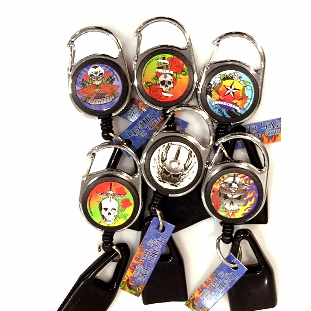 TVTimeDirect Houseware Premium Lighter Leash Retractable Lighter Holder - 420Series- Assorted Design(1) 4 TVTimeDirect Houseware Premium Lighter Leash Retractable Lighter Holder - 420Series- Assorted Design(1)