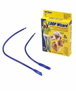 TVTimeDirect School And Office Supplies Loop Wizard Flexible Nylon Threading Needle - 2 Count