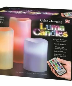 TVTimeDirect Color Changing Led Flameless Candles- Relax & Enjoy Light Show