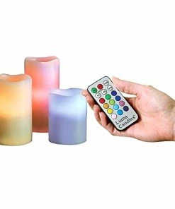 TVTimeDirect Color Changing Led Flameless Candles- Relax & Enjoy Light Show