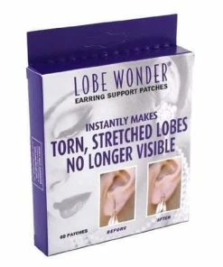 TVTimeDirect Health & Beauty Lobe Wonder 180 Earring Support Patches - 3 Pack