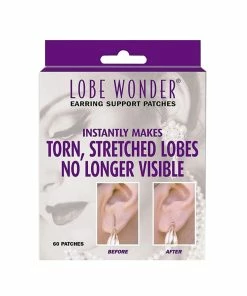 TVTimeDirect Health & Beauty Lobe Wonder 180 Earring Support Patches - 3 Pack
