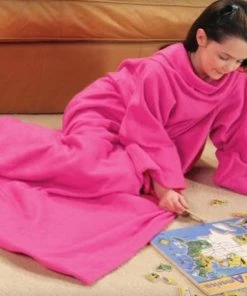 TVTimeDirect Warmie For Kids - Cozy Blank With Sleeves! (Pink)