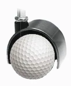 TVTimeDirect School And Office Supplies Madico Deco Stickers For 2-3" Dual Wheel Casters- Golf Balls (10 Pack)