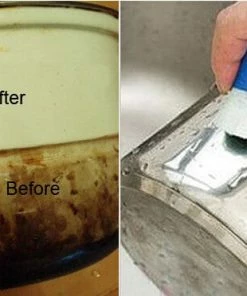 TVTimeDirect Houseware MAGIC POT CLEANING BRUSH- Rust Remover And Burnt On Stains- Set Of 2 12 TVTimeDirect Houseware MAGIC POT CLEANING BRUSH- Rust Remover And Burnt On Stains- Set Of 2