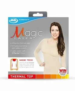 TVTimeDirect Magic Layer- Ultra Thin Thermal Layer (Beige- Large/XLarge)