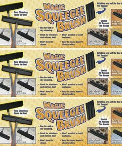 TVTimeDirect Houseware Magic Squeegee Brush Set Brush With Strong Bristles Clean