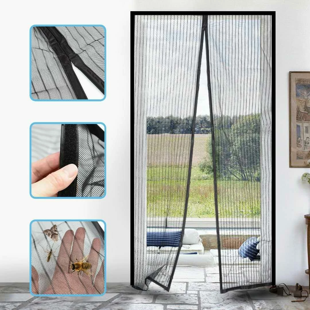 TVTimeDirect Outdoor & Garden Magna Mesh Screen- Magnetic Closing Mesh Door - 2 Pack 4 TVTimeDirect Outdoor & Garden Magna Mesh Screen- Magnetic Closing Mesh Door - 2 Pack