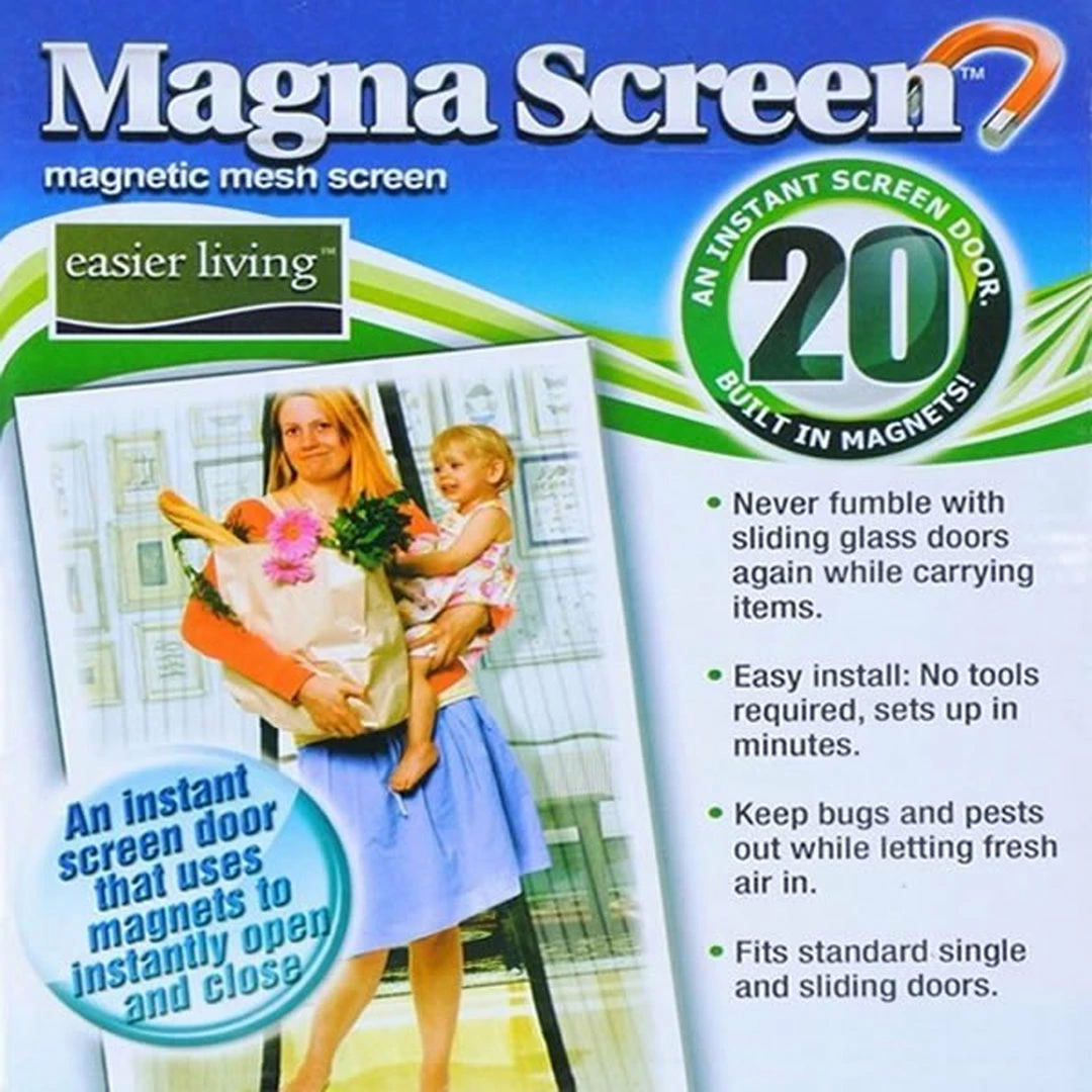 TVTimeDirect Outdoor & Garden Magna Mesh Screen- Magnetic Closing Mesh Door - 2 Pack 3 TVTimeDirect Outdoor & Garden Magna Mesh Screen- Magnetic Closing Mesh Door - 2 Pack