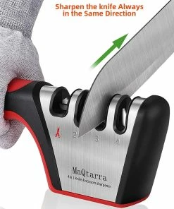 TVTimeDirect MaQtarra 4–Stage Knife Sharpener