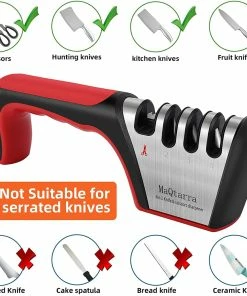 TVTimeDirect MaQtarra 4–Stage Knife Sharpener 12 TVTimeDirect MaQtarra 4–Stage Knife Sharpener