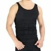 TVTimeDirect Men's Instant Slimming Undershirt - Black - Med