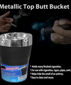 TVTimeDirect Metallic Top Butt Bucket